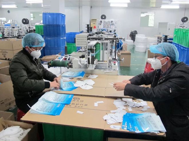 九州酷游日产量超100万个！劳保用品企业升级转产医用口罩(图1)